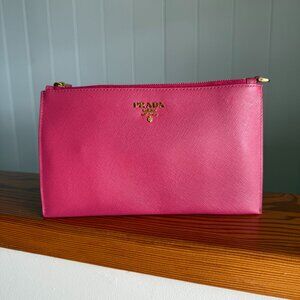 PRADA red leather wallet